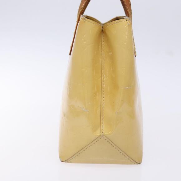 LOUIS VUITTON Monogram Vernis Reade PM Hand Bag Beige M91334 - Picture 5 of 13